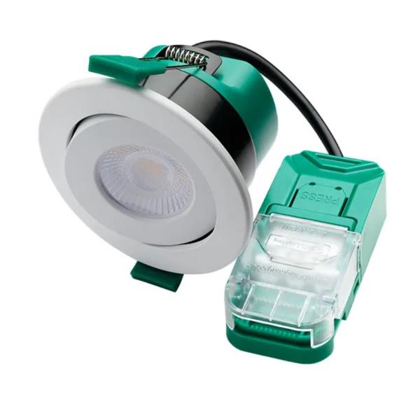 Bell 11380 Firestay 4CCT 2 Wattage Switchable Tilt LED Downlight