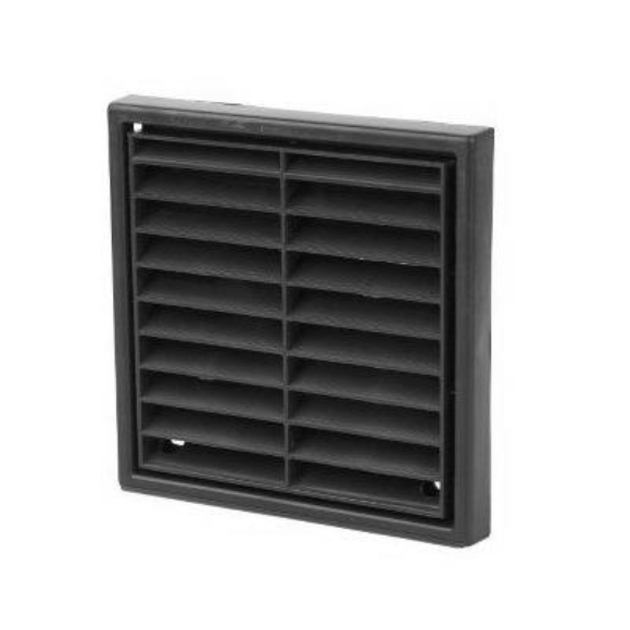 Fixed Grill 4 Inch Black