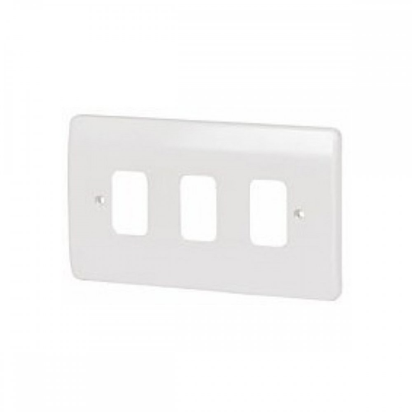 Crabtree 5573 3G Grid Front Plate