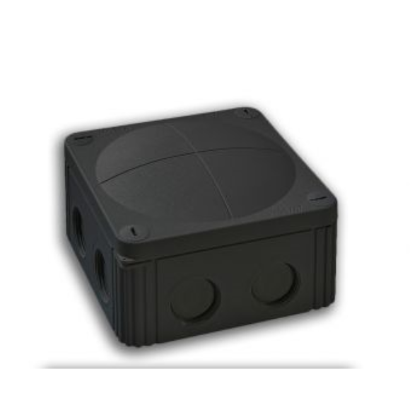 Wiska 607/5 Combi Junction Box 5Pole Connector Black IP66 Weatherproof