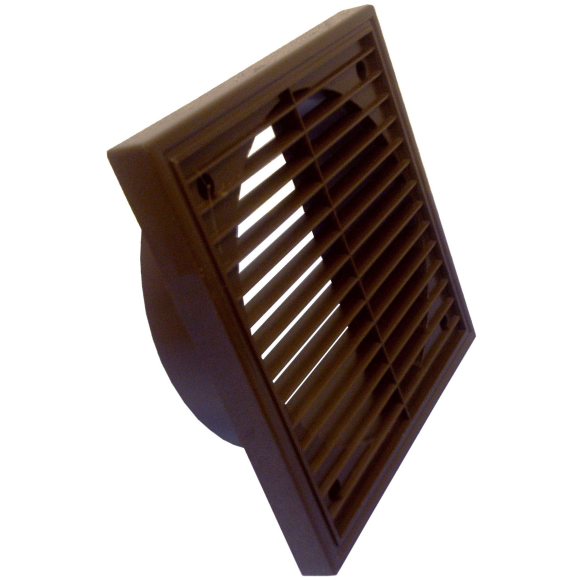 Fixed Grill 6 Inch Brown