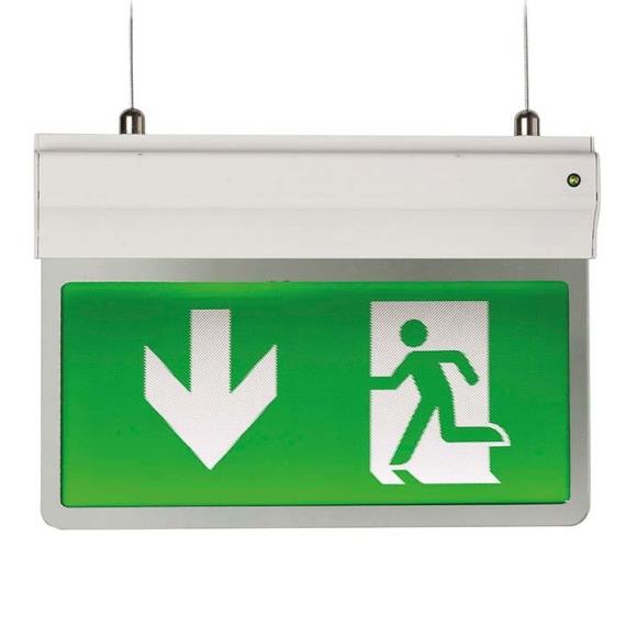 Ansell AE3LED/3M/W/ST Eagle Emergency Self Test Exit Sign 3in1 3W