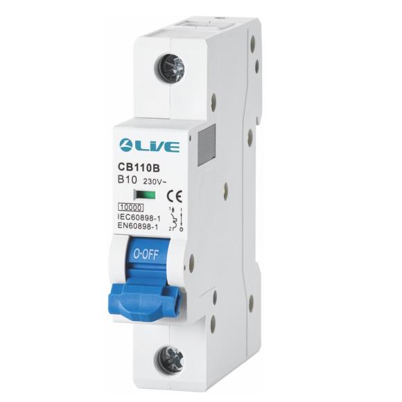 Live CB132B 32A B Type MCB 10kA Single Pole Miniature Circuit Breaker