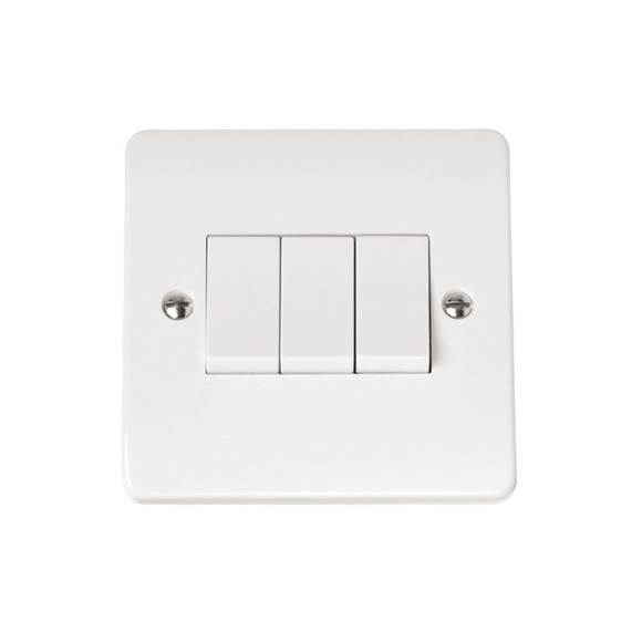 Click Mode CMA013 3G 2Way Switch - White Moulded Plastic