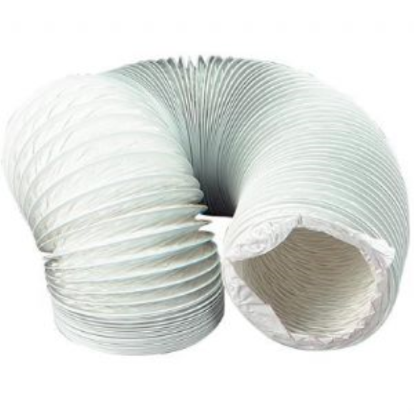 Manrose PVC Ducting 3 Metre 4 Inch (100mm) Flexible White