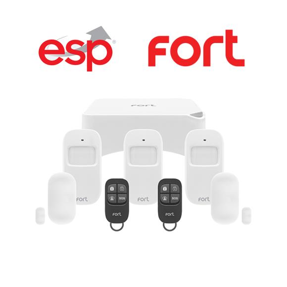 ESP Fort ECSPK3 Smart Wireless Alarm Kit, Alexa & App