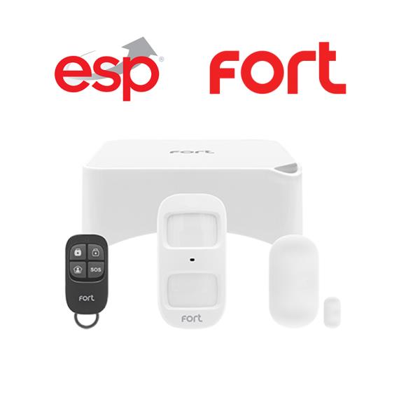 ESP Fort ECSPK5 Smart Wireless Alarm Kit, Alexa & App with Pet PIRs
