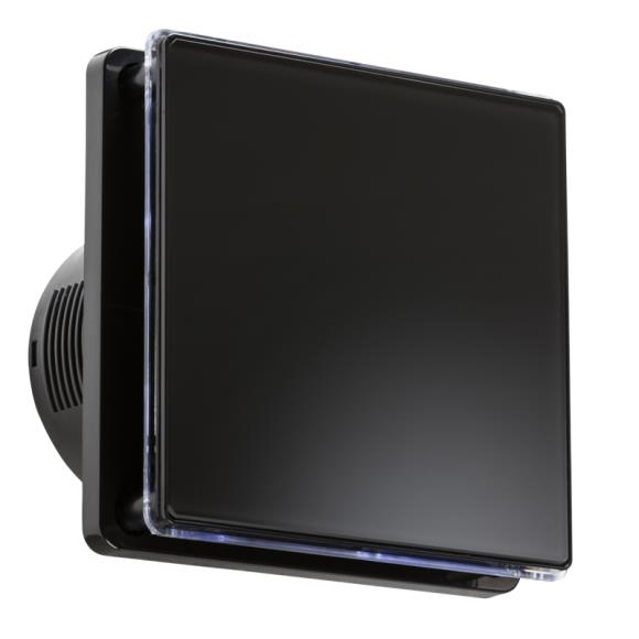 Knightsbridge EX005T Backlit Extractor Fan with Timer Black 4 Inch