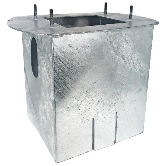 Rolec GMQR0010 Quantum Galvanised Steel Ground Mounting Base