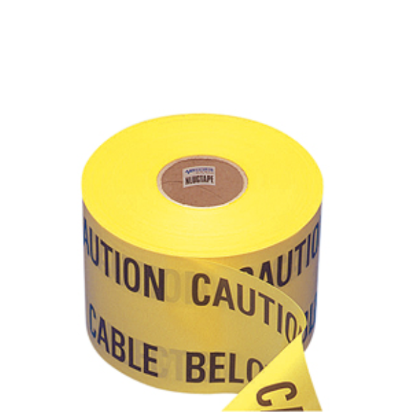 Heptape Electric Cable Below Warning Tape - 150mm x 365m