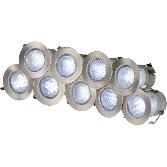 Knightsbridge KIT16W White LED Decking Lights Kit Daylight