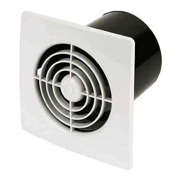 Manrose LP100STW Low Voltage Fan with Timer 4 Inch White