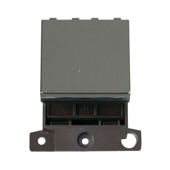 Click Minigrid MD024BN 20A 2 Way Switch Module - Black Nickel