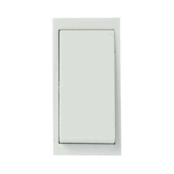 Click New Media MM002WH 10AX Switch Module 2W - Moulded White