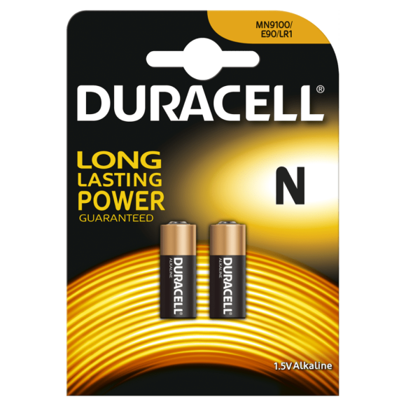 Duracell MN9100 1.5V Alkaline Batteries (2 Pack)