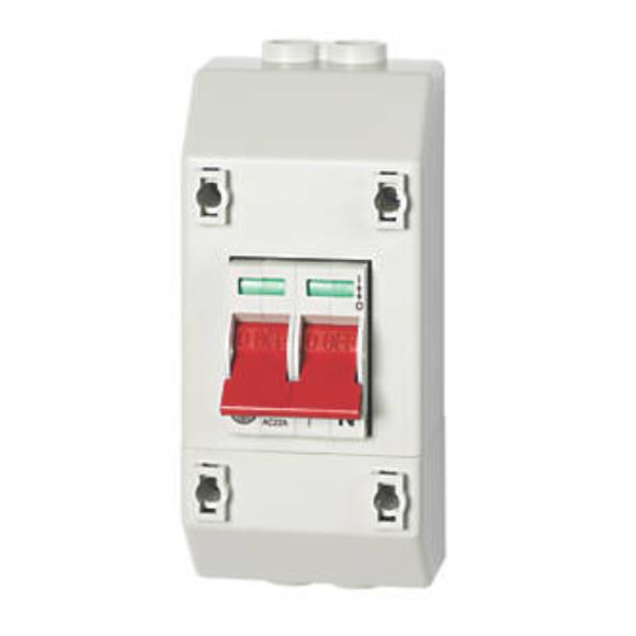 Wylex RECSW2S 100A Main REC Switch Enclosure Supply Isolator for meter tails