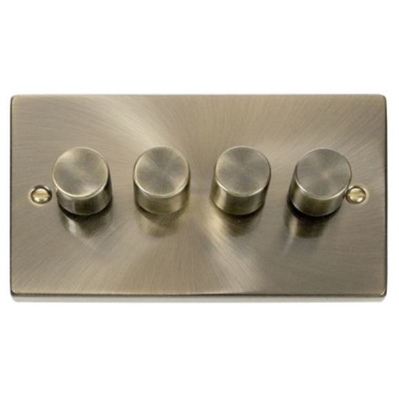 Click VPAB154 4G 2Way Dimmer Switch - Antique Brass