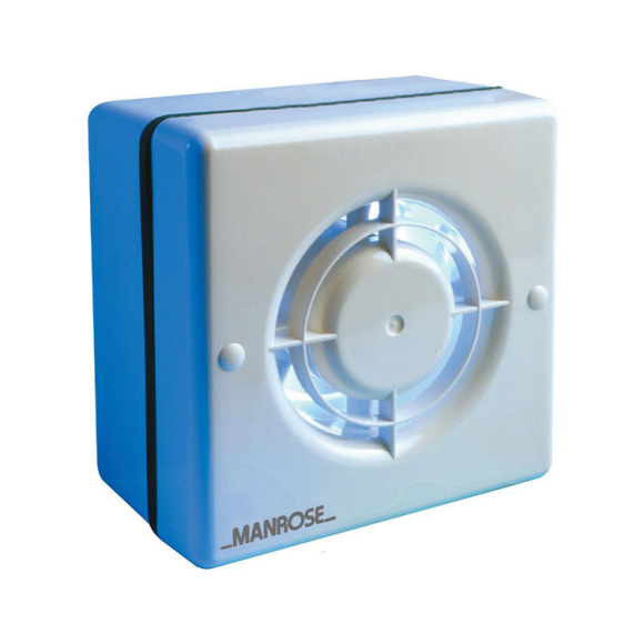 Manrose WF100A Window Fan 4 Inch Automatic Shutters