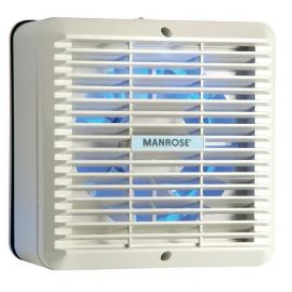 Manrose WF150A Windown Fan 6 Inch Automatic Shutters