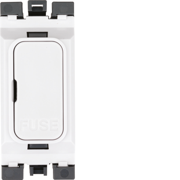 Hager Sollysta WMGFU13 Grid 13A Fuse Carrier - White